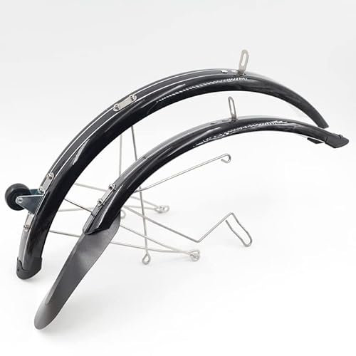 Fahrrad Schutzblech Fahrradschutzblech for Brompton Schutzblech mit Schutzblechstreben for c line a line (Color : Front and rear)
