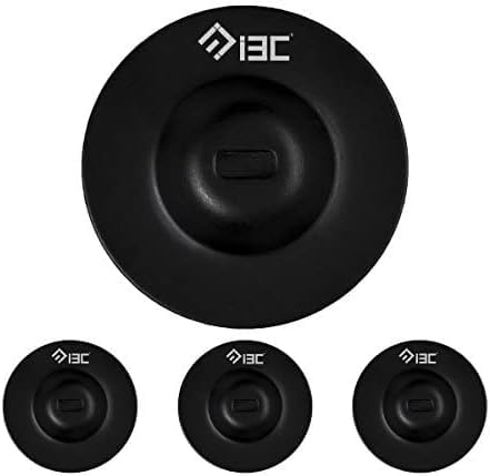 I3C Ankerplatte, selbstklebend, Universalschloss für Loptop Lock, Kabelschloss, iPhone Smartphone, MacBook Pad iPad, Tablet, andere Elektronik, Schwarz