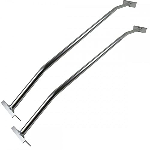 JB Brandl 2 x Alu Planenbügel für Flachplane, Ideal für PKW Anhänger 1,4-2,1m verstellbar