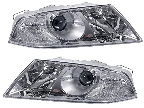 ATEC Germany 2x Hauptscheinwerfer vorne links + rechts Frontscheinwerfer | Kompatibel mit: SKODA OCTAVIA II, OCTAVIA II Combi