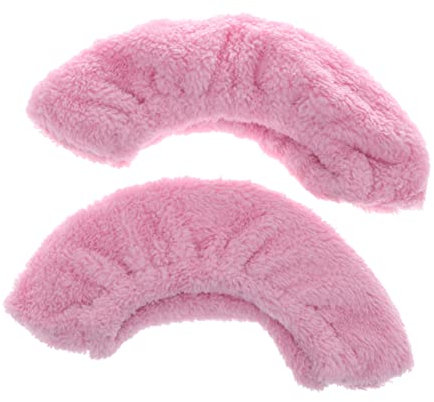 BCOATH 2paar Schlittschuhüberzüge Aus Plüsch Für Junge Mädchen Wasserabsorbierendes Futter Schutz Für Eishockey-Schlittschuhe Geeignet Für Hockey Und Schlittschuhe Hellrosa XL