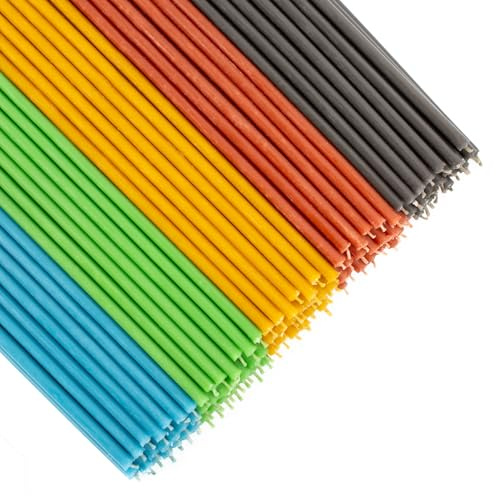 100 Stk. farbige Bienenwachskerzen Kollektion №80: Dünne bunte Stabkerzen, Ritual- und Haushaltskerzen, Tropfkerzen aus reinem Bienenwachs Tischkerzen für stimmungsvolle Rituale 18,5cm.