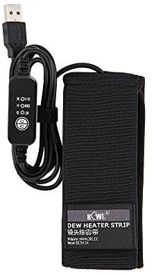 JJC Kamera Objektivwärmer Heizung Evening Dew Remover USB kompatibel mit Nikon Canon Sony Olympus Sigma Fujifilm Objektiv Teleskop Kondensation Prevention 10,9 cm