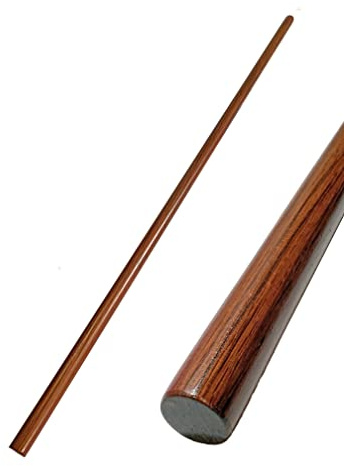 TEKKA BUDO BO Stab - Roteiche 182 cm - Gerade Form - Trainingsstab Langstock Holz - Aikido, Iaido, Kempo, Kobudo, Kampfkunst