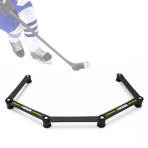 BOOSTEADY Hockey-Trainingsgerät mit magnetischem größenverstellbarer Hockeyschläger Trainer für portables Stickhandling-Training zur Verbesserung von Puckkontrolle, Reaktionszeit und Koordination
