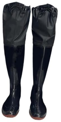 Oshhni Hüftwathose Angelhose Watstiefel Wasserhose Jagdstiefel Leicht Und Bequem Aus Wasserdichtem PVC für Herren Und Damen Zum Angeln Und Jagen, Schuhe 42 Eur Größe