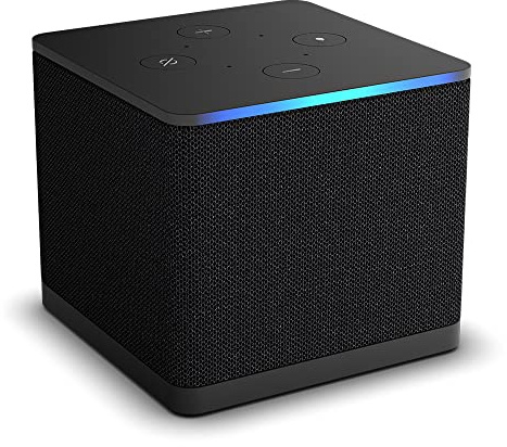 Zertifiziert und generalüberholt Amazon Fire TV Cube | Streaming-Mediaplayer mit Sprachsteuerung mit Alexa, Wi-Fi 6E, 4K Ultra HD