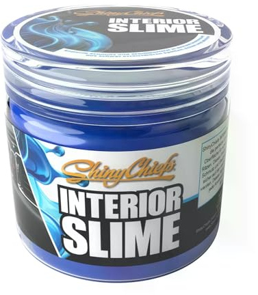 ShinyChiefs Interior Slime Reinigungsgel - 160g Staubreiniger für Auto-Innenraum, Tastaturen & schwer erreichbare Stellen, umweltfreundliches Gel für saubere Lüftungsschlitze & Armaturen