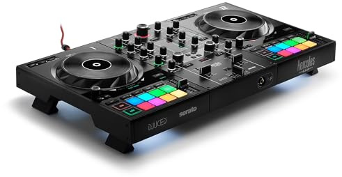 Hercules DJControl Inpulse 500 - 2-Deck DJ-USB-Controller für Serato DJ Lite und DJUCED