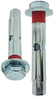DOJA Industrial | Schwerlastanker Dehnschraube M8-10mm | PACK 10 | Ankerschraube für Beton Schwerlast | Ankerbolzen Betonanker Duebel | Bolzenanker für DIY Fassaden Schwerlastduebel Ziegel Anker