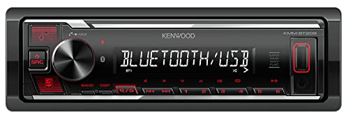 Kenwood KMM-BT209 récepteur multimédia de Voiture Noir 200 W Bluetooth