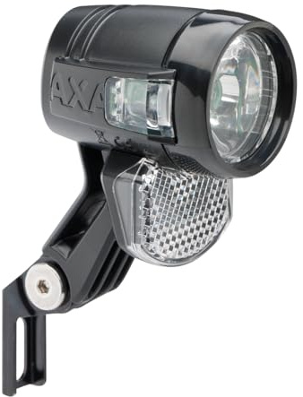 AXA Blueline 30 E-Bike 6-12V – LED Fahrradlicht – 30 Lux – 50 m Sichtweite – 3.000 m gesehen Werden – Sichtbar von der Seite – StVZO zugelassen