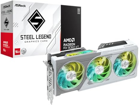 ASRock AMD Radeon RX 9060 XT Steel Legend 16GB OC GDDR6