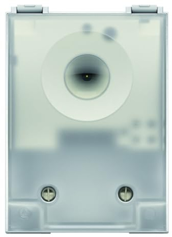 Theben 1260901 LUNA 126 star E Dämmerungsschalter Lichtsensor integriert | Wand/Mast, 2 - 200 lx, fixe Ein- und Ausschaltverzögerung 20/80 s, 350 W LED, 180° Lichteinfall, IP 56, inkl. Adapterplatte