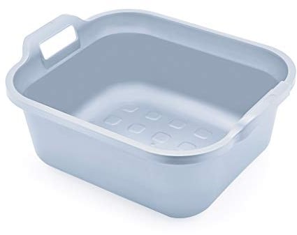 Addis 518355 Eco Spülschüssel aus 100% recyceltem Kunststoff, mit Doppelgriff, 9,5 l, Hellgrau