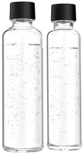 Sodapop Glasflaschen-Set Logan, Ersatzflaschen ausschließlich geeignet Wassersprudler Logan, 1x 600 ml, 1x 850 ml