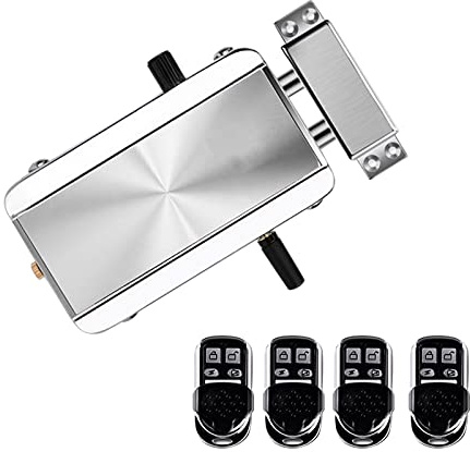 Splenssy Elektronische Türschloss Drahtlose Schlösser mit Fernbedienung Fernbedienung Keyless Entry Elektronisches Schloss Anti-Theft Deadbolt Zugangskontrollsystem für Home Hotel Apartment