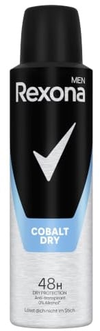 Rexona Men Anti Transpirant Spray Cobalt Dry x 150 ml | Mit 48 Stunden Schutz gegen Körpergeruch und Achselnässe