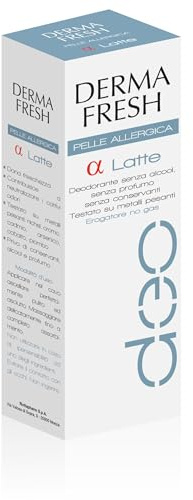 Dermafresh Alfa - Latte Deodorante per Pelle Allergica e Irritabile, 100ml