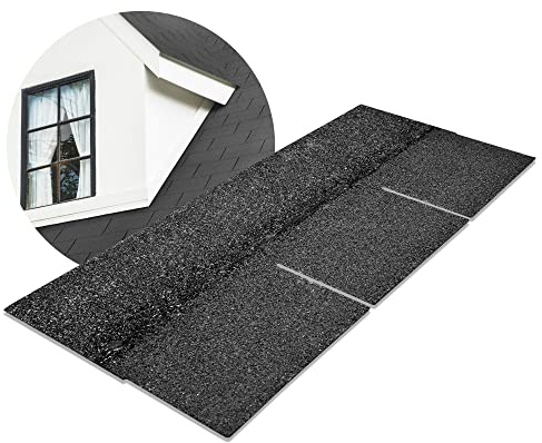 DEMMELHUBER - Bitumen Dachschindeln rechteck, Rechteckschindeln, Bitumendachschindeln, wetterfest, vielseitig einsetzbar für Gartenhaus, Carport etc.