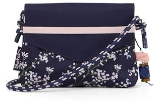 Satch Clutch | Kleine Umhängetasche als Schminktasche mit Kordelzug und Spiegel für Teenager, praktisch für unterwegs