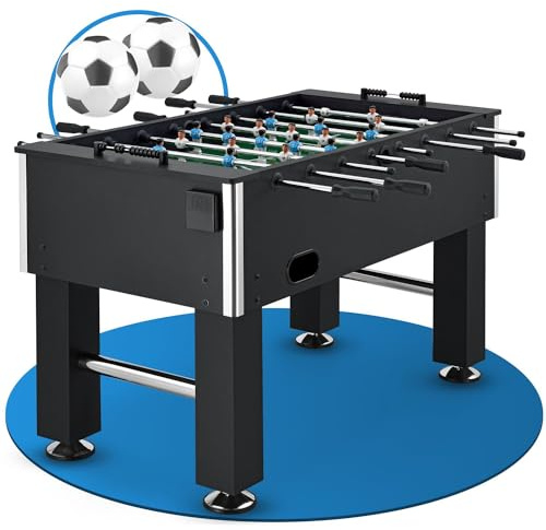 ArtSport Tischkicker Wuzzler - Kickertisch inkl. 2 Bälle mit Getränkehalter Kicker Tischfußball Fußballtisch Kickerkasten