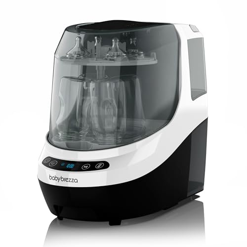 Baby Brezza Bottle Washer Pro – Flaschenwaschmaschine für Babyflaschen & Milchpumpenteile – Wäscht, sterilisiert & trocknet automatisch – Mit HEPA-Filter & 20 Sprühdüsen – 6 Modi