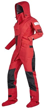 AHUFGN Trockenanzug Kajakfahren Trockenanzug for Männer Trockenen Anzüge Latex Manschette Und Splash Kragen Flachwasser Fluss Paddeln(XXL)