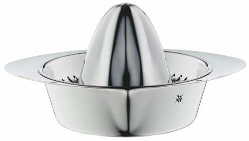 WMF Gourmet Zitruspresse manuell 9 cm, Limettenpresse, Cromargan Edelstahl mattiert, Saftpresse für Zitronen, Limetten, Apfelsinnen, Orange, Grapfruit