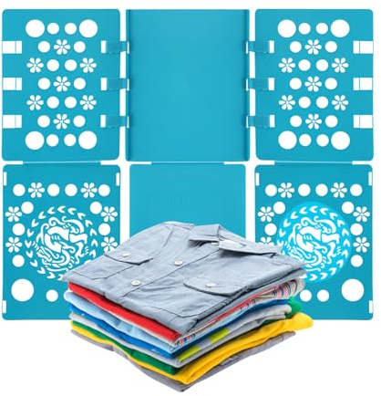 ZSMJAER Folding Board for Clothing, Faltbrett für Kleidung, Wäsche Faltbrett Kinder und Erwachsen, Falt-Hilfe für T-Shirt, Pullover, Hoodies, Hosen, Röcke, EIN Zeitsparer und super Haushaltshelfer