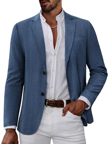 PJ PAUL JONES Herren Sakko Sportlich Regular Fit Freizeit Blazer Modern Freizeit Business Anzugjacke