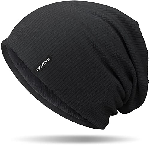 HASAGEI Mütze Herren Damen, Slouch Beanie Mütze Damen, Übergangszeit Weiche Leicht Modische Jersey Beanie, Unisex Warm Winter Mützen Ideal für Frühling Herbst und Winter