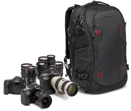 Manfrotto PRO Light Flexloader L, Profi-Rucksack für Kameras, Erweiterbare Tasche für 3-Achsen-Gimbal-Stabilisator, Mehrere Stativbefestigungspunkte, Austauschbare Fächer, Schwarz