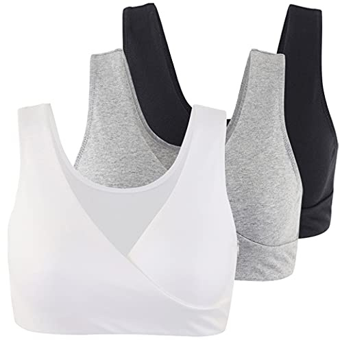 COLOMI Mutterschaft Still-BHS Nahtloser Still-BH zum Schlafen ohne Bügel für Damen