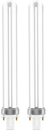 Ddlisu G23 2 Polige 11W Kompaktleuchtstofflampe, Neutral Weiß 4000K, 890 LM, G23 2 Polige CFL Energiesparlampen, U Förmige Röhre, Anwendbar für Wohnzimmer, Schlafzimmer, Flur, Nicht Dimmbar, 2 Stück