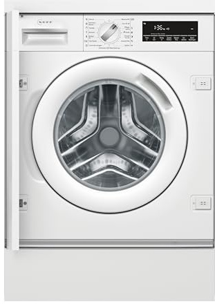 NEFF W6441X1, Vollintegrierbarer Waschvollautomat 8 kg, 1400 UpM, Made in Germany, Efficient Silent Drive, stufenlose Mengenautomatik, 15' Schnellprogramm, leichte Installation dank Cardan Drive