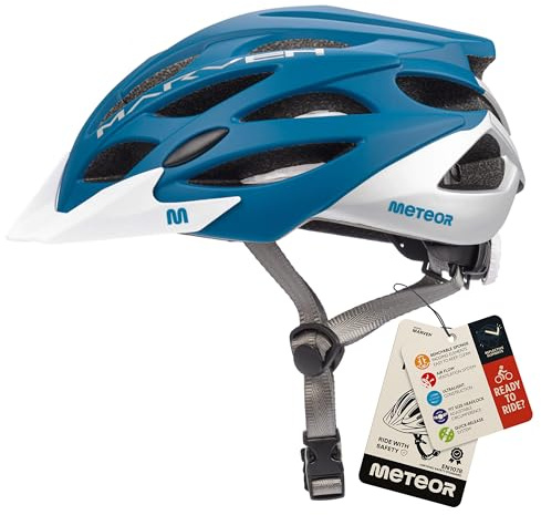 meteor® Marven Fahrradhelm Herren Damen Kinder-Helm MTB rollerhelm mädchen kinderfahrradhelm für Downhill rennradhelm Mountainbike Inliner skaterhelm BMX fahradhelm Scooter Jungen Bike Helmet