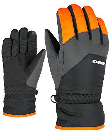 Ziener Kinder Lando Glove junior Ski-Handschuhe/Wintersport, new orange, 7