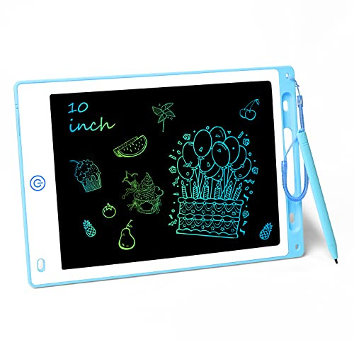 Vicloon Zeichen- und Schreibtablett, LCD, bunt, 25,4 cm (10 Zoll), mit Stift, magische Tafel, tragbar, zum Schreiben und Zeichnen ohne Papier, Kinder und Erwachsene