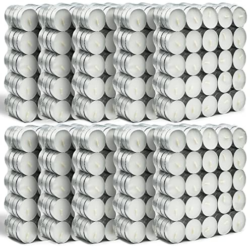 Unbekannt 1000 Teelichter, 4 Stunden Brenndauer, Lange Brenndauer, Gastronomie, Gastro, Großpackung, Kerzenlicht, für das Windlicht