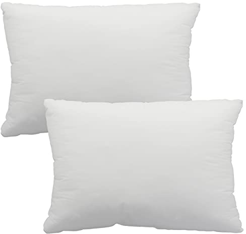 Haus und Deko 2er Pack Füllkissen 50 x 80 cm Microfaser Kissenfüllung Kopfkissen Dekokissen Sofakissen Kissen Wohnzimmer Schlafzimmer