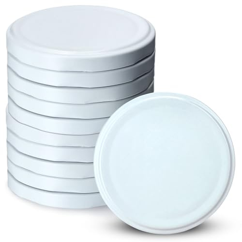 KADAX 10er Set Schraubdeckel TO100 für Gläser 100mm – Twist-Off Ersatzdeckel für 2,5L, 4L & 5L Einmach- & Konservengläser, Luftdicht & Spülmaschinenfest