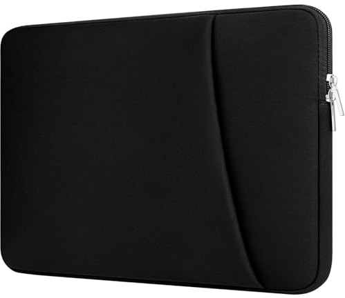 Laptophülle mit Reißverschluss-Zubehörtasche Kompatibel mit 15 bis 16 Zoll MacBook Air/Pro HP Asus Gepolstertes Laptop Hülle Stoßfest Schützend Sleeve Case für 15 bis 16 Laptop/Chromebook/Tablet