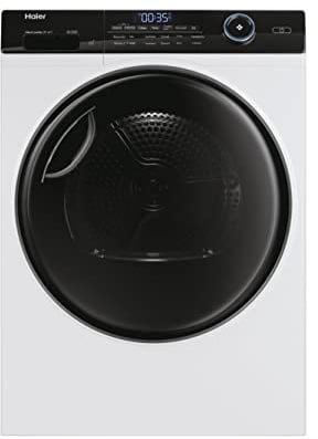 Haier I-PRO SERIE 5 HD90-A3959 Wärmepumpentrockner / 9 kg/A+++ / Smart Home: Wi-Fi & hOn App/Inverter-Motor / 3 Trockenstufen wählbar/Edelstahltrommel/I-Refresh Dampfprogramm