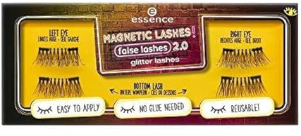 Essence Magnetic Lashes! false lashes 2.0 glitter lashes Nr. 01 my lashes are my super power = 1 Set