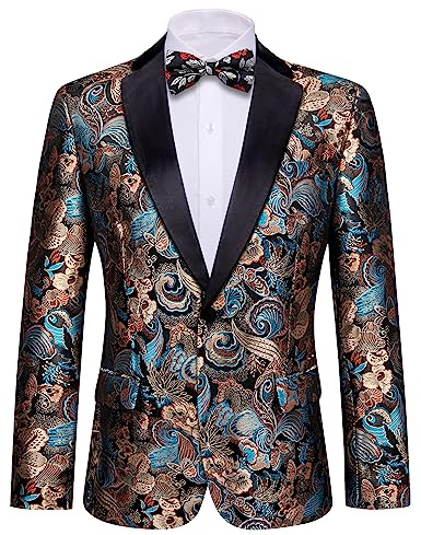 Barry.Wang Herren Barry Retro (4er Pack) | Weihnachts-Krawatten für Herren, Krawatte, Einstecktuch, Manschettenknöpfe, Weihnachtsbaum, Schneeflocken, Party, Urlaub