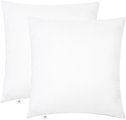 Makimoo Kopfkissen 2er Set (40 x 40 cm), Kissen für Bett und Dekokissen, Polyester Innenkissen Füllkissen for Sofakissen Zierkissen