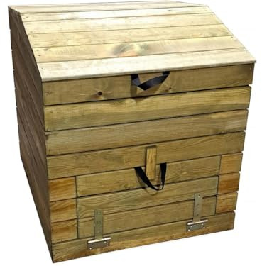 Holzkomposter 500 l Douglas 80 x 80 x 85 cm