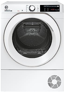 Hoover H-DRY 500 NDE H8A2TCEXS-S Wärmepumpentrockner I 8 kg I WiFi + Bluetooth I AquaVision, Schuhgestell