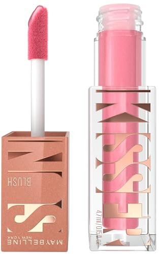 Maybelline New York Flüssiger Blush für Glow, 05 Sol Search, 4,7 ml | Mit Vitamin E, für alle Hauttypen, glänzendes Finish, flüssiges Rouge für bis zu 10h Halt, Sunkisser Blush